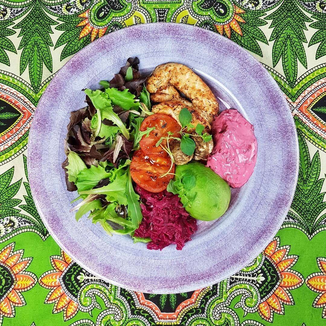 Rödbetstzatziki och picknick