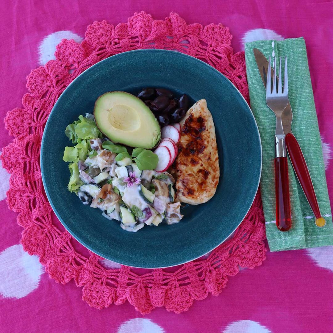 Kall rotsellerisallad, ett alternativ till potatissallad. Paleo – LCHF – AIP